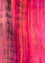 Load image into Gallery viewer, Watercolors Silk Scarf (Bright Pink)
