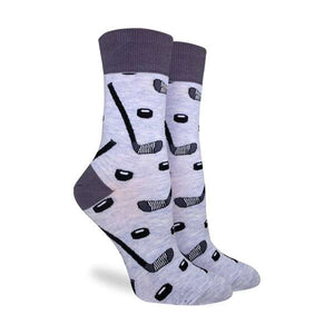 Hockey Sticks and Pucks Socks