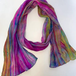 Watercolors Silk Scarf (Kaleidoscope)