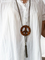 Load image into Gallery viewer, Boho Peace Sign Necklace
