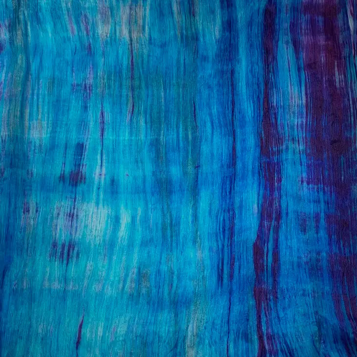 Watercolors Silk Scarf (Blue Sky)